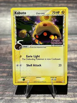 Kabuto (Delta Species) 67/110 Holon Phantoms Reverse Holo Pokemon Card NM / LP - Image 1