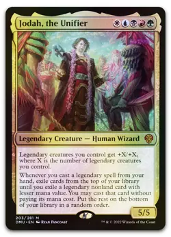 Jodah, the Unifier #203 (Foil) (LP) Dominaria United DMU Magic MTG - Image 1