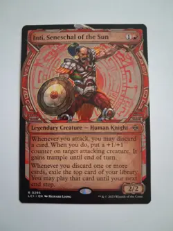 Inti Seneschal of the Sun Showcase NM Magic the Gathering Caverns Ixalan LCI MTG - Image 1
