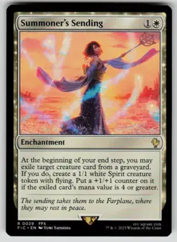 Summoner's Sending Rare Commander: FINAL FANTASY 29 MTG Near Mint 2025 - Image 1