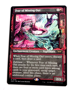 Fear of Missing Out (Showcase) - Duskmourn: House of Horror (DSK) - EN - R 0316 - Image 1
