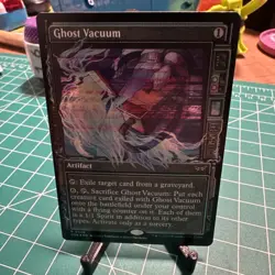 MTG FOIL Ghost Vacuum Showcase - Duskmourn: House of Horror #326 - Image 1