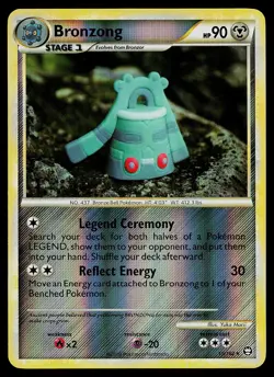 Pokemon Card - Bronzong HGSS Triumphant 15/102 Reverse Holo Rare - Image 1
