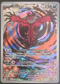 Yveltal - 205/182 - Paradox Rift Illustration Rare Deutsch NM Pokemon - Image 1