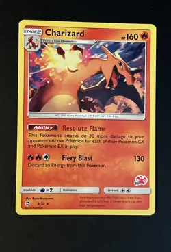 Pokemon Charizard 3/70 Battle Academy Stamp Trionfo Dei Draghi NO Holo Eng Nm - Image 1