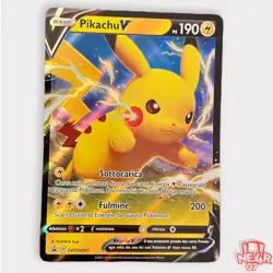 Pokemon Pikachu V Promo Swsh061 Rara Holo foil destino splendente ITA Fulmine - Image 1