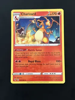 Pokemon Charizard 025/185 Vivid Voltage Near Mint Rara ENG Ryula Fuse - Image 1