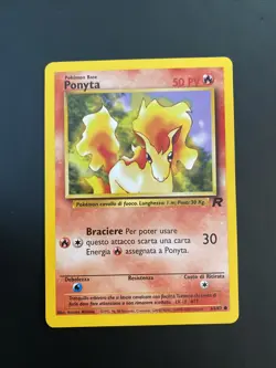 Pokemon card ITA Comune Team Rocket 64/82 Ponyta - Image 1