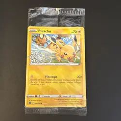 Pokemon Pikachu 094/195 Promo Stamped Tempesta Argentata Sealed Ita Stamp Holo - Image 1