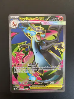 Pokemon Mega Charizard X Ex 109/094 Ultra Rara Ita NM PFL It Fiamme Spettrali - Image 1