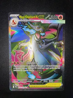 Pokemon Mega Charizard X Ex 109/094 Ultra Rara Ita NM PFL It Fiamme Spettrali - Image 2