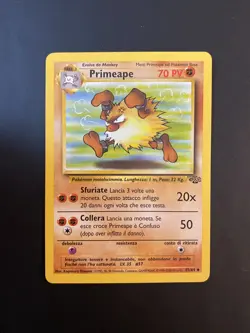 Pokemon card ITA Non Comune jungle 43/64 Primeape Ex - Image 1