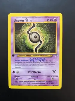 Pokemon Unown S 87/105 Neo Destiny Ita 1ed Comune - Image 1