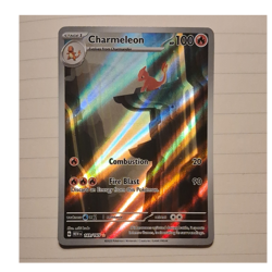 Pokemon Charmeleon 169/165 SV: Scarlet & Violet 151 Illustration Rare Holo HP100 - Image 1