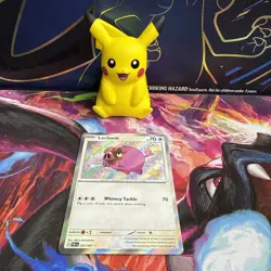 Pokemon Lechonk TCG Card 207/091 Paldean Fates Baby Shiny Rare NM Condition - Image 1