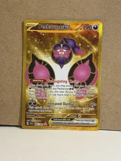 Pokemon TCG Pecharunt EX Ultra Rare Shrouded Fable 095/064 Full Art Gold - Image 1