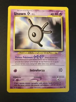 Pokemon - Comune - Neo Revelation ITA Unown 58/64 Introforza Near Mint- - Image 1