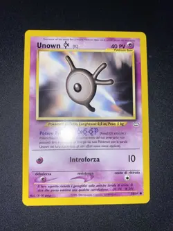 Pokemon - Comune - Neo Revelation ITA Unown 58/64 Introforza Near Mint- - Image 4
