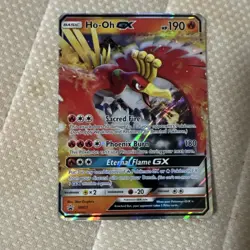Pokemon Ho-Oh GX Holo Promo Black Star SM57 GX Basic 190 HP English 2017 - Image 1