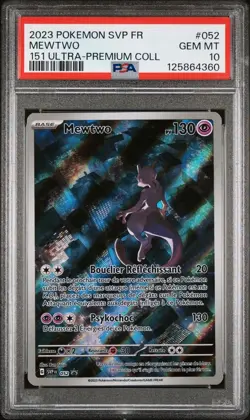 PSA 10 Mewtwo Promo 052 Pokemon EV3.5 : 151 - Francais - Image 1