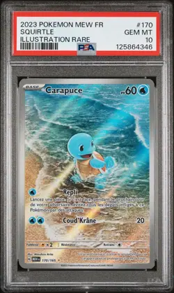 PSA 10 Carapuce 170/165 Pokemon EV3.5 : 151 - Francais - Image 1