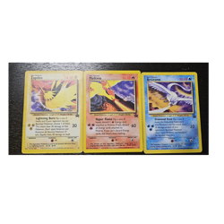 Pokemon Zapdos Moltres Articuno Base Set Promo 23/21/22 1999 Lot English - Image 1