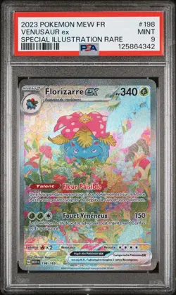 PSA 9 Florizarre ex 198/165 Pokemon EV3.5 : 151 - Francais - Image 1