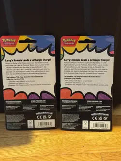 Pokemon Mega Evolution Ascended Heroes 2-Pack Blister Larry’s Komala x2 - Image 2