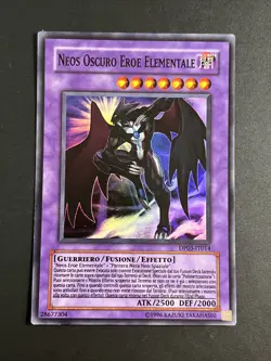 Yu Gi Oh Ita Super Rara Dp03-it014 Neos Oscuro Eroe Elementale Fusione - Image 1