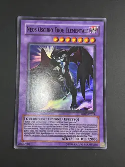 Yu Gi Oh Ita Super Rara Dp03-it014 Neos Oscuro Eroe Elementale Fusione - Image 2