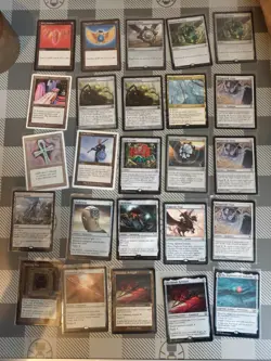 80 Artifact Cards MTG Mostly Rare Excellent Condition Ungraded, Sleeved. - Image 1