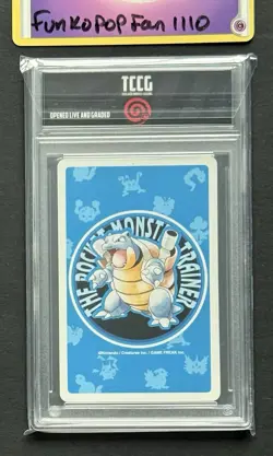 TCCG 9 Pokemon Dugtrio 8 of Hearts Blue Blastoise Deck Playing Card Poker - Image 2