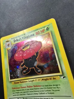 Pokemon TCG Erika's Vileplume Gym Heroes Holo Card 5/132 Unlimited Rare Read - Image 4