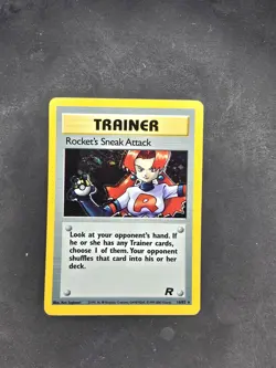 Trainer Rocket's Sneak Attack 16/82 Holo Pokemon Card Rare - Image 2