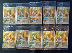 10 x Mimikyu 075/SVP Black Star PROMO Paldean Fates ETB Pokemon Card | SEALED - Image 1