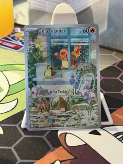 Pokemon Center Charmander Stamped SVPEN Scarlet & Violet Promo Card 044 NM - Image 1