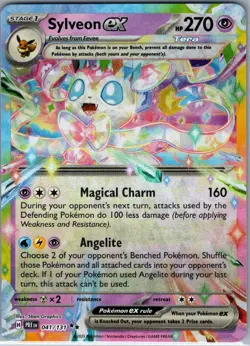 Sylveon ex 041/131 SV: Prismatic Evolutions - Pokemon Card - NM - Image 1