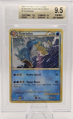 Gyarados 007/034 Trading Card Game Classic Holo BGS 9.5 Gem Mint 2023 English - Image 1