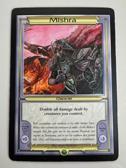 Mishra - MTG Vanguard RARE Magic Oversized - ENGLISCH - ©1997 M/NM - Image 1