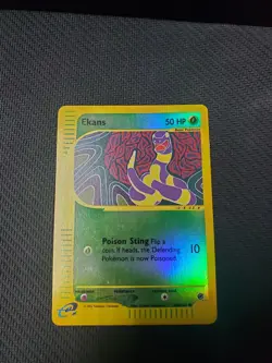 Pokemon Ekans 108/165 Expedition 2002 English Common Reverse Holo - Image 1
