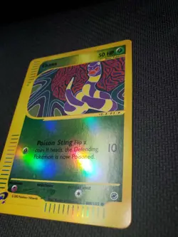 Pokemon Ekans 108/165 Expedition 2002 English Common Reverse Holo - Image 5