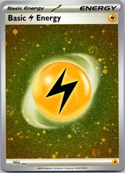Pokemon Basic Basic Lightning Energy SVE004 Galaxy Holo Scarlet & Violet 151 - Image 1