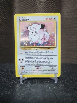 Pokemon - Base Set Unlimited 1999 WOTC - Clefairy 5/102 Holo Rare - HP - Image 1