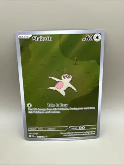 Pokemon TCG Slakoth 212/191SV08: Surging Sparks Holo Illustration Rare - Image 1