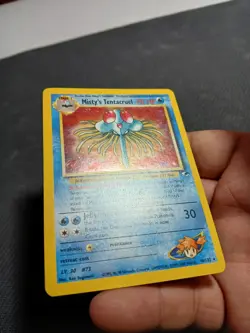 Vintage Pokemon TCG Gym Heroes - Misty's Tentacruel Holo Rare - LP - Image 3