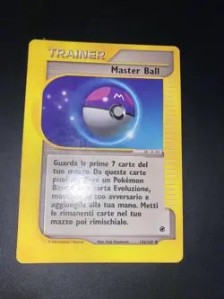 Pokemon Carta Old Non Comune Expedition Set Base ITA Master Ball 143/165 - Image 4