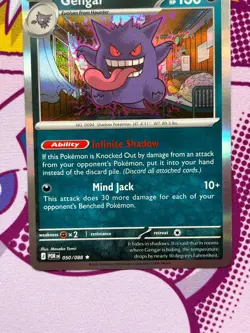 Pokemon TCG - Gengar 050/088 - Rare Holo - Perfect Order - NM - #2 - Image 3