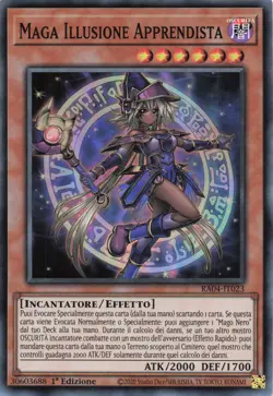 yu gi oh ita 1ed super rara ra04-it023 Maga Illusione Apprendista - Image 1