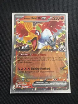 Pokemon TCG Ethans Ho-Oh EX Card Destined Rivals 039/182 Double Rare NM/M - Image 1