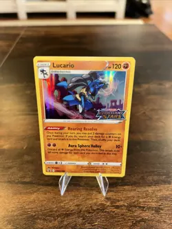 Lucario SWSH186 SWSH: Sword & Shield Promo Cards Holo - Image 1